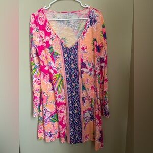 Floral V-Neck Women's Top